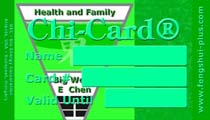 feng shui card family