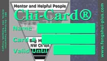 feng shui card helpful people